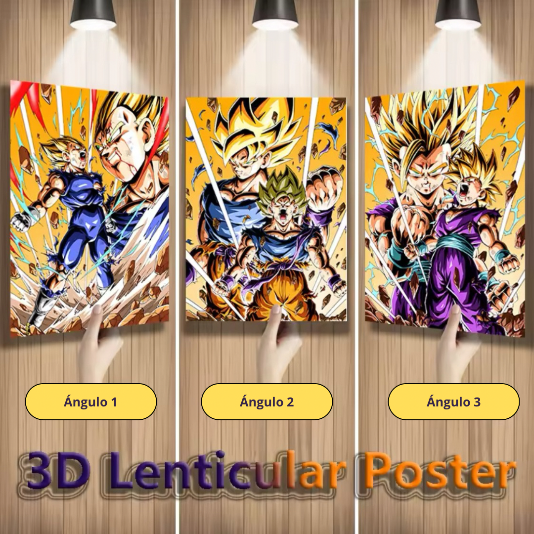 Póster Anime 3D