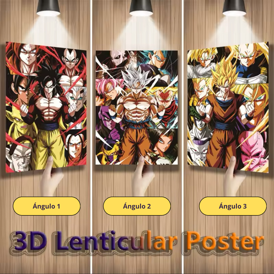 Póster Anime 3D