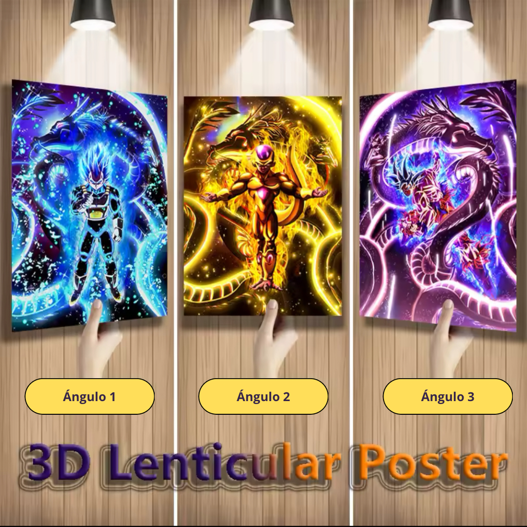 Póster Anime 3D