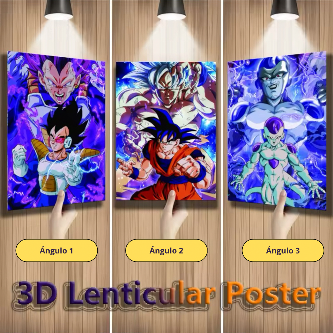 Póster Anime 3D